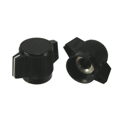 Black Pointer Knob With Indicator-1/4" Shaft